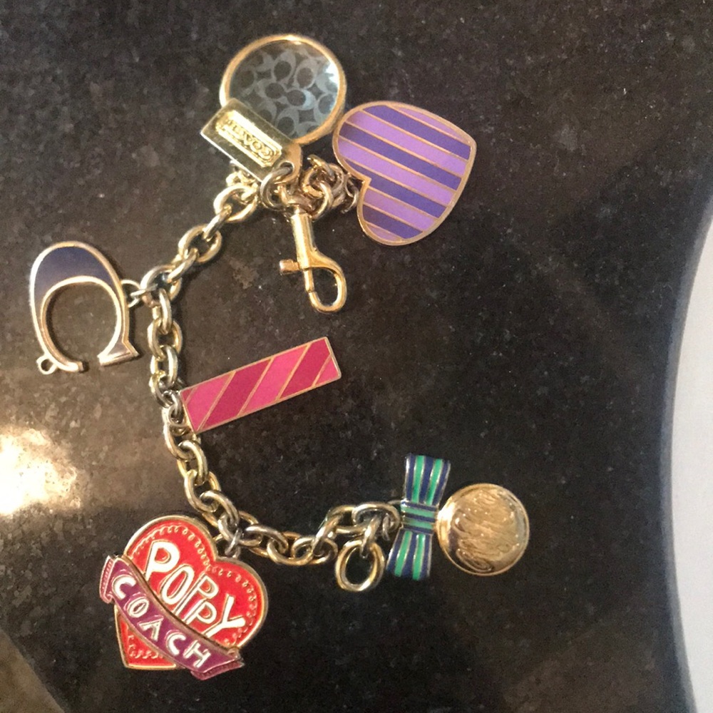 Coach charm bracelet